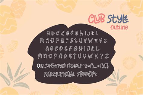 Club Style Font Nirmana Visual Fontspace