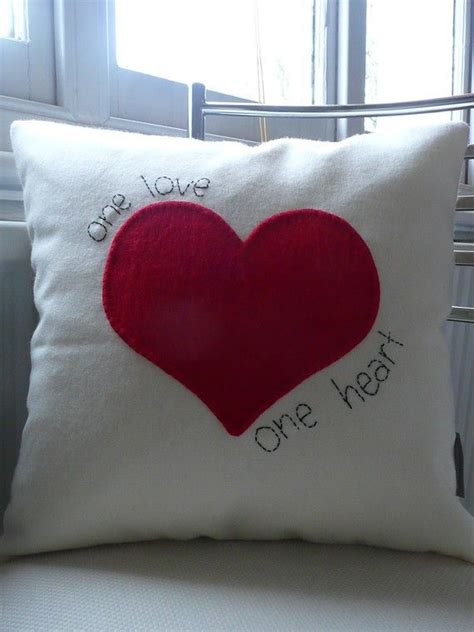 Valentines Day Cushion One Love By Acushynumber On Etsy 7000 Cute