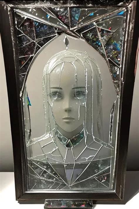 Creepy Broken Glass Art Openart
