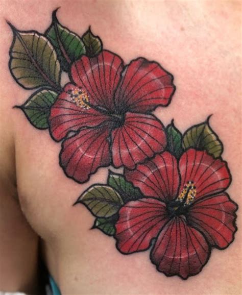 50 Trendy Hibiscus Flower Tattoos Ideas Designs And Pictures