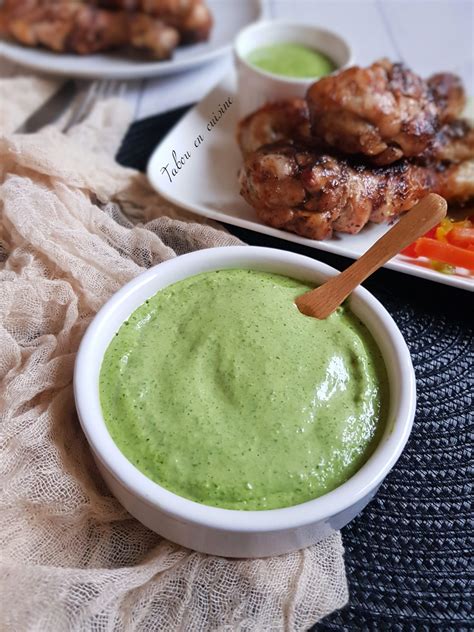 Sauce verte poulet braisé