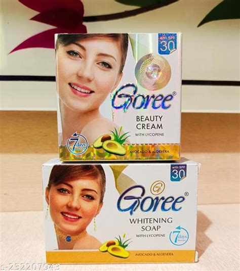 Original Goree Beauty Cream 30gm With Whitening Soap 70gm