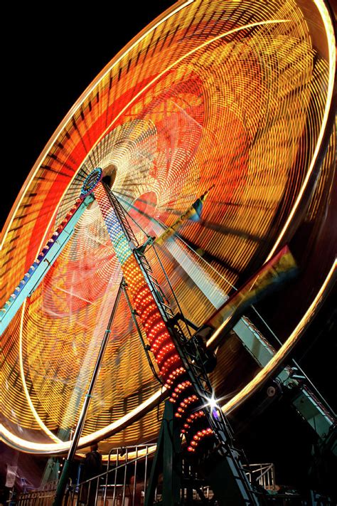 Ferris Wheel At Night Photograph By Mark Chandler Fine Art America