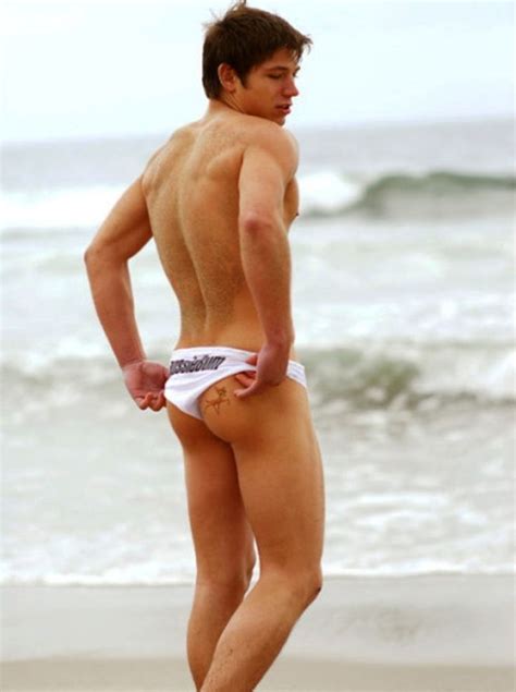 Cute Guy In The Beach By Antoni Azocar Men S Swimwear Swimsuits White