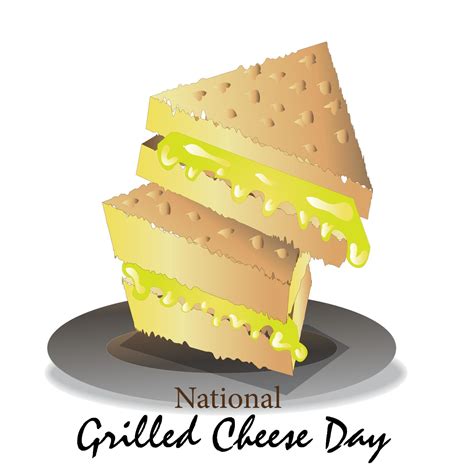 National Grilled Cheese Day 6428508 Vector Art At Vecteezy