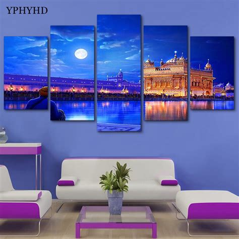 Yphyhd Modular Wall Art Pictures Frame Living Room Hd Printed Poster 5