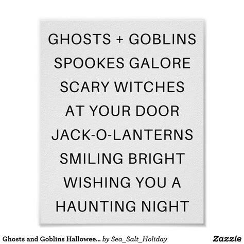 Ghosts And Goblins Halloween Poster Halloween Poster