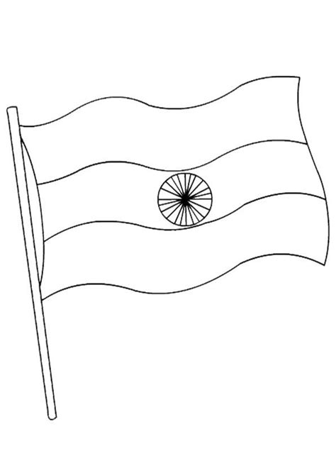 Printable Indian Flag Coloring Page Free Printable India Flag Coloring