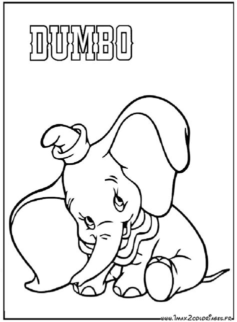 Quand ton jeu est terminé, tu obtiens un magnifique coloriage. Sélection de dessins de coloriage dumbo à imprimer sur ...