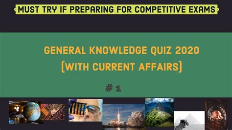 General Knowledge Quiz For Competitive Exams Gk Questions With Answers