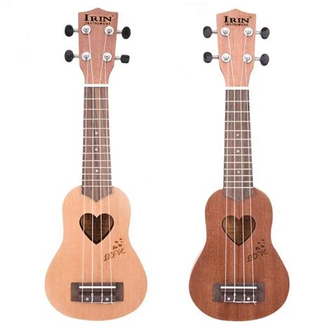 Irin Mini 17 Inches Ukulele Small Hawaii Guitar 4 Strings Instrument