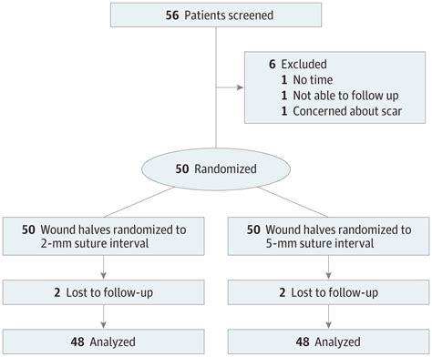 Comparison Of Running Cutaneous Suture Spacing During Linear Wound