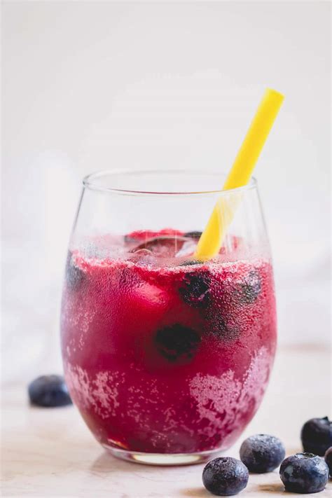 Sparkling Blueberry Lemonade ~sweet And Savory