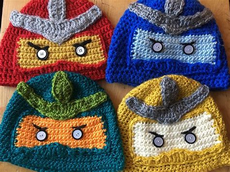 Ravelry Kids Ninja Hat Pattern By Rebecca Vendetti Ninja Hat Hat