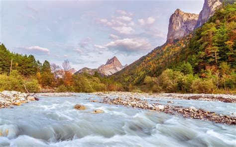 Download Wallpapers Alps 4k Mountains River Beautiful Nature