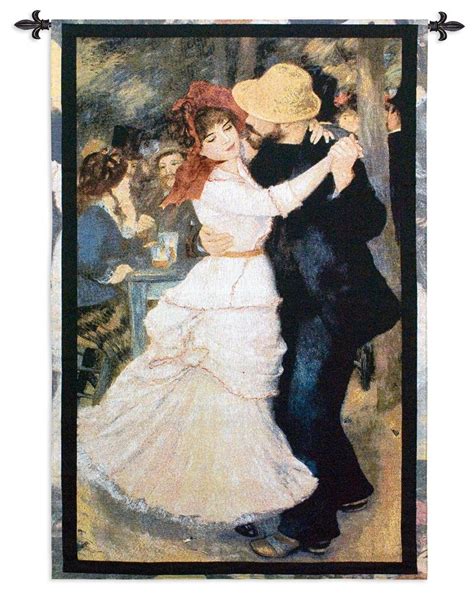 Dance At Bougival By Renoir Couple Dancing Wall Art Hanging Museum Wov