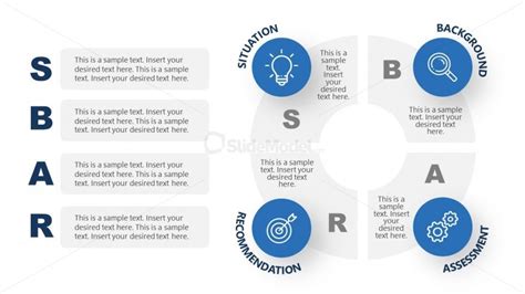 4 Steps Sbar Diagram Process Cycle Ppt Slidemodel