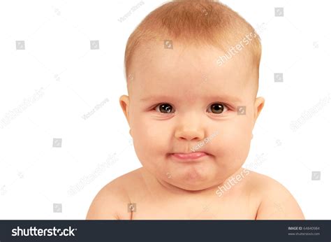 Cute Little Baby Making Funny Face Stock Photo 64840984 Shutterstock