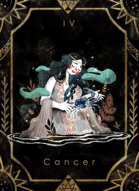 Cancer ★ Zodiac Art Astrology Art Zodiac Signs Cancer