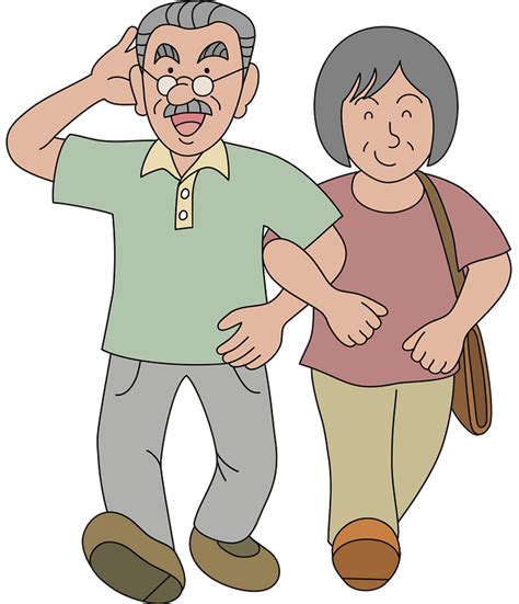 Senior Couple Walking Clipart Free Download Transparent Png Creazilla