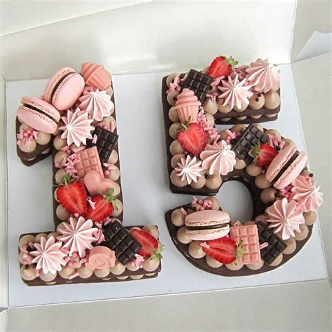 Pink Chocolate Cake Two Number Birthday Cake Gift Pandoracake Ae