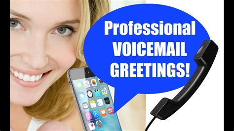 When you want them to leave a message: We record Pro Voicemail Greetings for Your Business! - YouTube