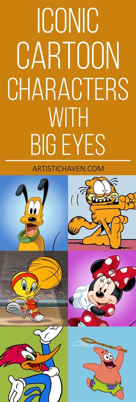 60 Iconic Cartoon Characters With Big Eyes Artistic Haven