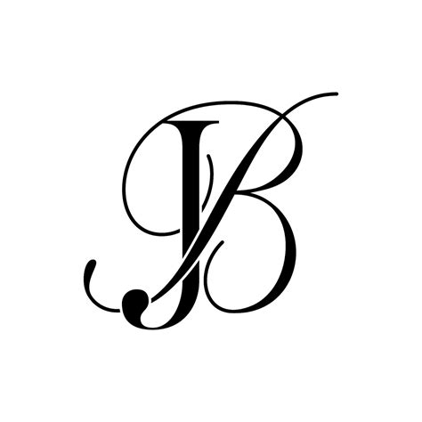 Wedding Logo Design Wedding Monogram Wedding Logo Bj Jb Instant