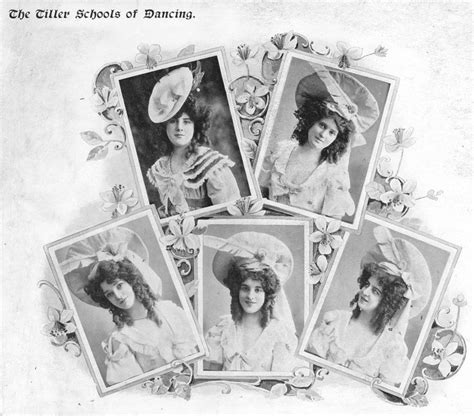 Tiller Girl Daisy Palferay Source Tiller Schools Of Dance Brochure Circa 1906 Tiller