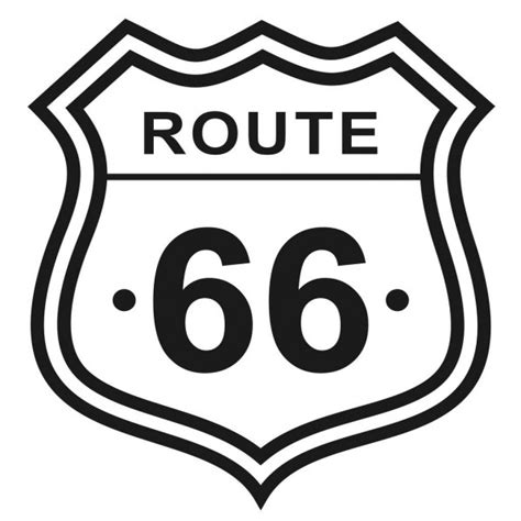 Route 66 Sign — Stock Vector © Clipartguy 17828163