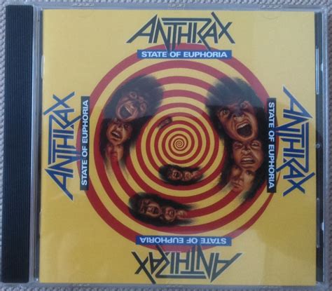 Anthrax State Of Euphoria Cd Photo Metal Kingdom