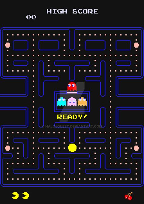 Retro Video Game Poster Pac Man By Halo4guest On Deviantart