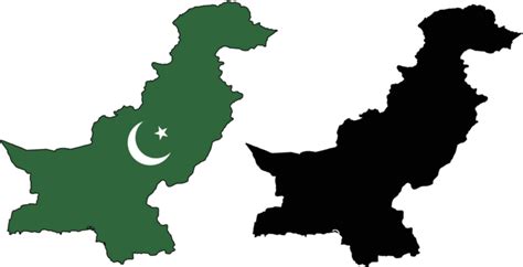Map Of Pakistan Outline Pakistan Illustration Isolated Vector Pakistan