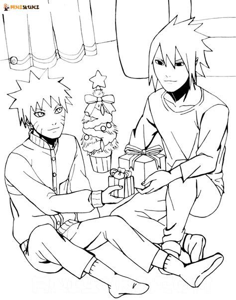 450 Naruto Christmas Coloring Pages Best Hd Coloring Pages Printable