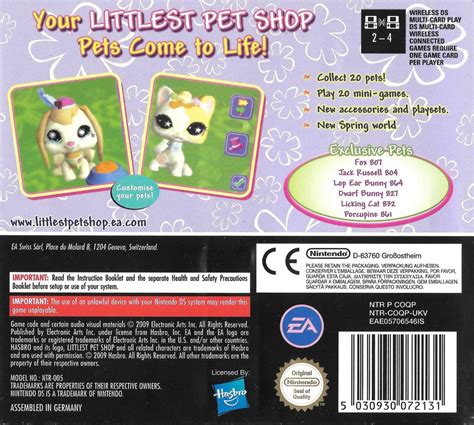 Littlest Pet Shop Spring Cover Or Packaging Material Mobygames