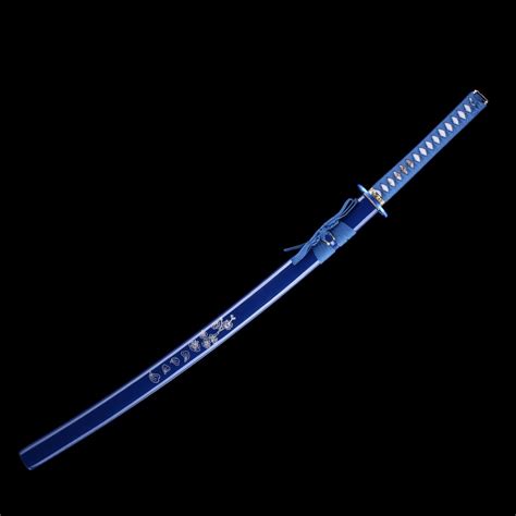Blue Katana Handmade Japanese Samurai Sword 1045 Carbon Steel With