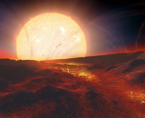 Kepler 10b Exoplanet Artwork Photograph By Detlev Van Ravenswaay