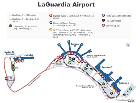 Car Rental Washington Seattle Laguardia Airport Map