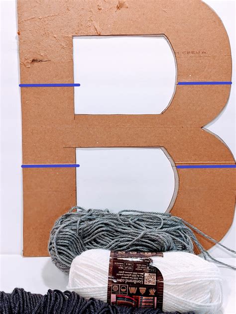 Diy Yarn Wrapped Letter 5 Out Of 4 Patterns
