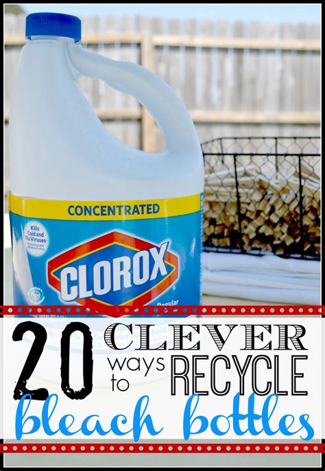 20 Clever Ways To Recycle Bleach Bottles Tipsaholic