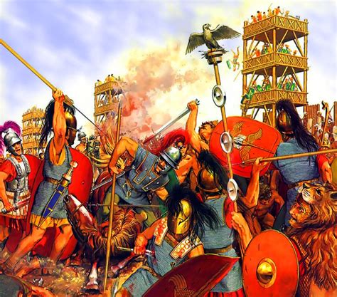 Battle Of Alesia Gallic War 古代ローマ ローマ 近世