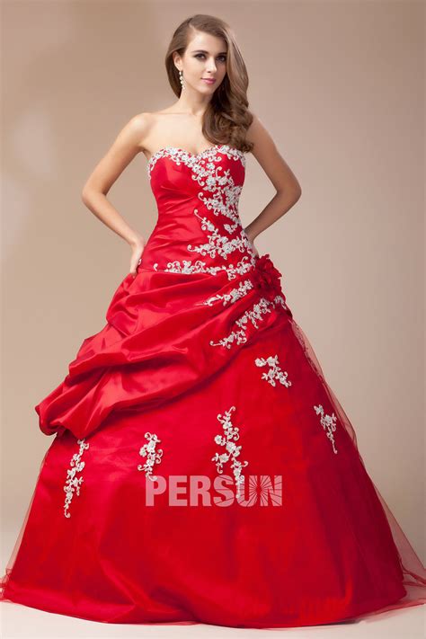 Hier erfahren sie alles zum thema brautkleider und hochzeitsmode. Herz-Ausschnitt Applikation Falten langes Brautkleid - € ...