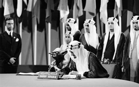 saudi education officials sacked over history textbook showing yoda with king faisal at the un