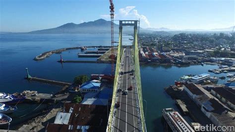 Punya Panjang 1127 Meter Jembatan Soekarno Jadi Ikon Baru Manado