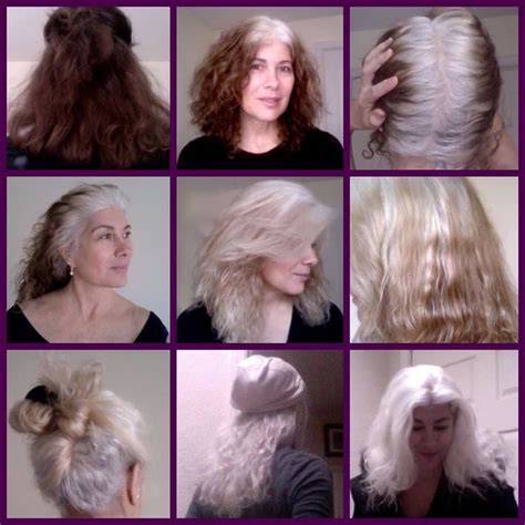 White Hot Hair Gray Hair Growing Out Natural Hair Styles