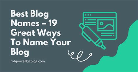 Best Blog Names 19 Great Ways To Name Your Blog