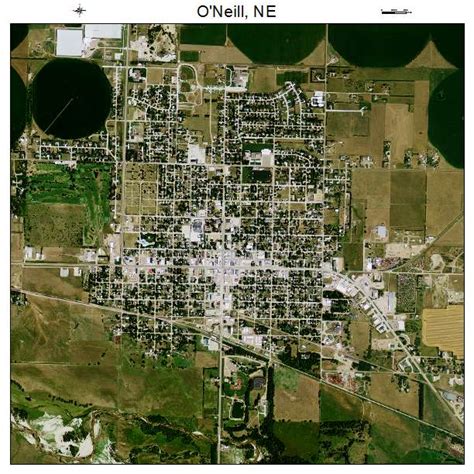 Aerial Photography Map Of Oneill Ne Nebraska