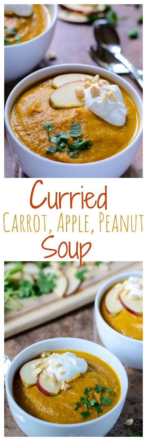 Curried Carrot Apple And Peanut Soup Cooking Recipes Soup And