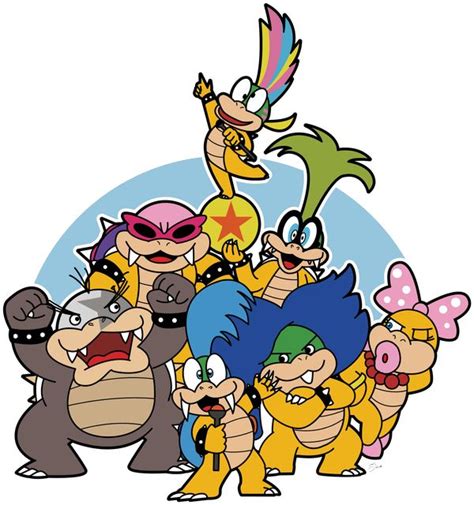 Koopalings By Xkappax On Deviantart Super Mario Art Mario Art Super