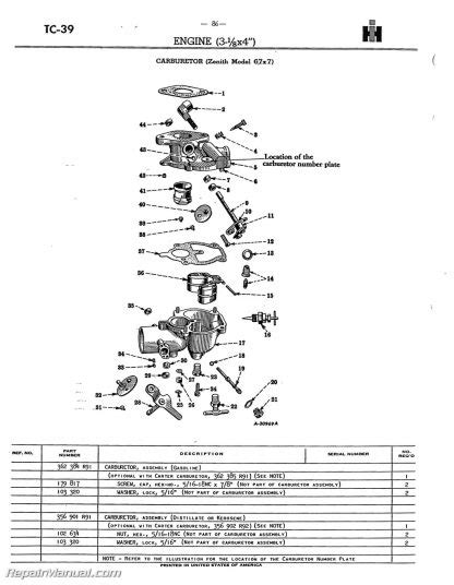 33 Farmall H Carburetor Diagram Wiring Diagram Database